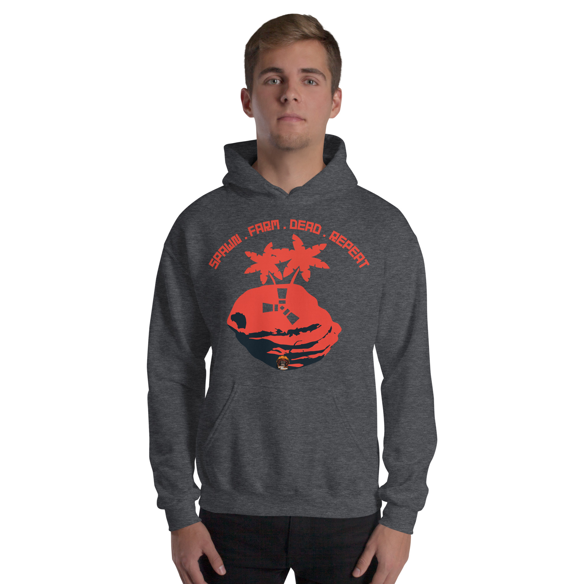 Unisex Hoodie - Respawn . Farm . Dead . Repeat Clean - Image 6