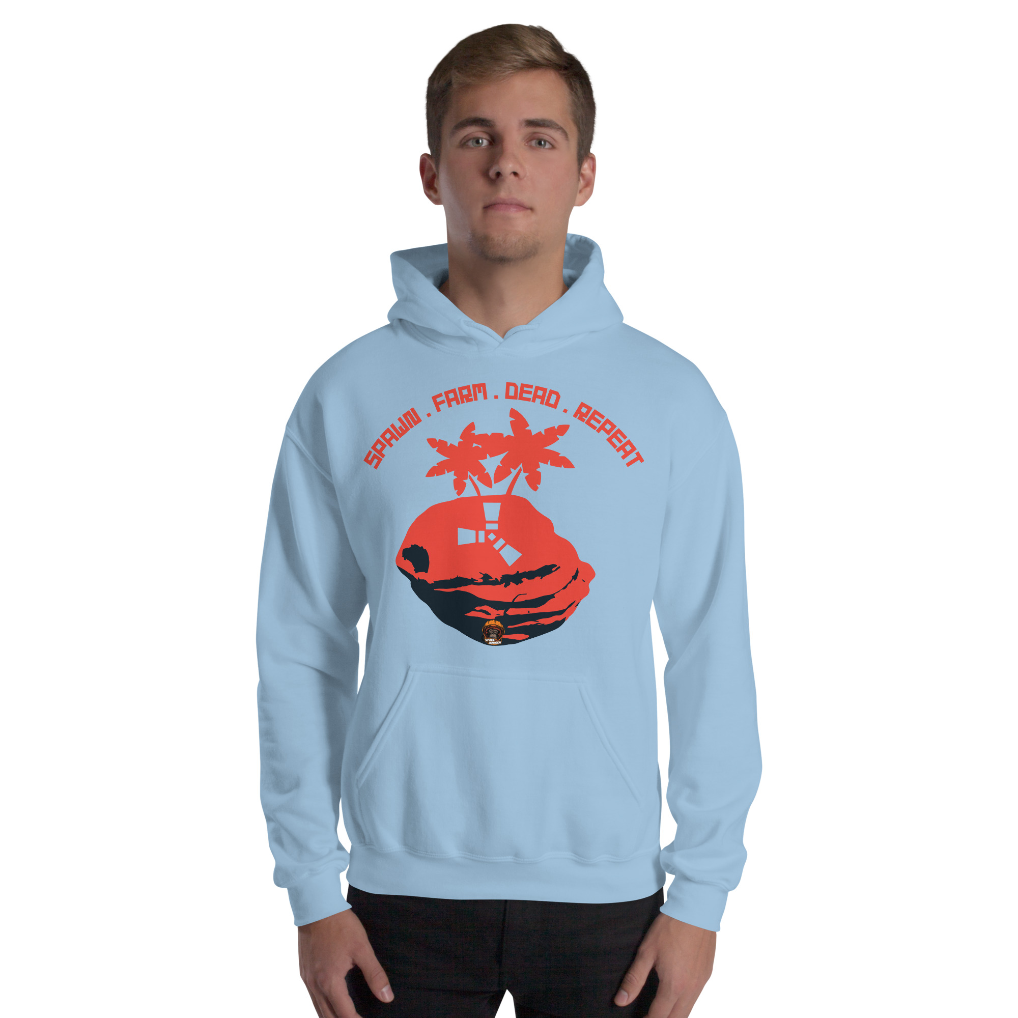 Unisex Hoodie - Respawn . Farm . Dead . Repeat Clean - Image 8