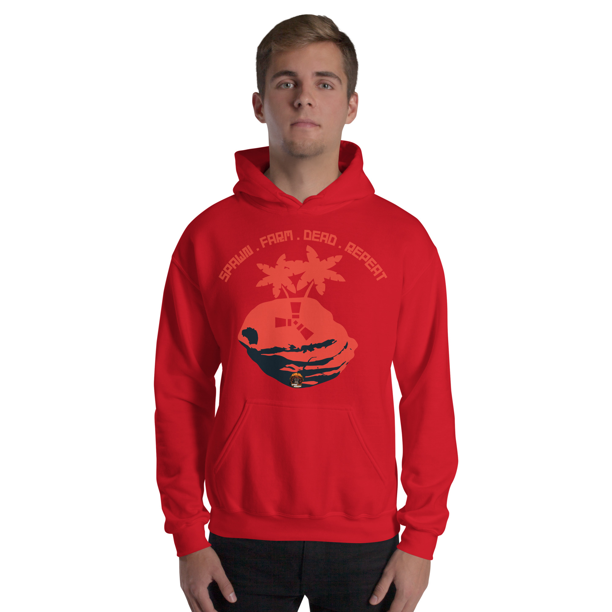 Unisex Hoodie - Respawn . Farm . Dead . Repeat Clean - Image 5