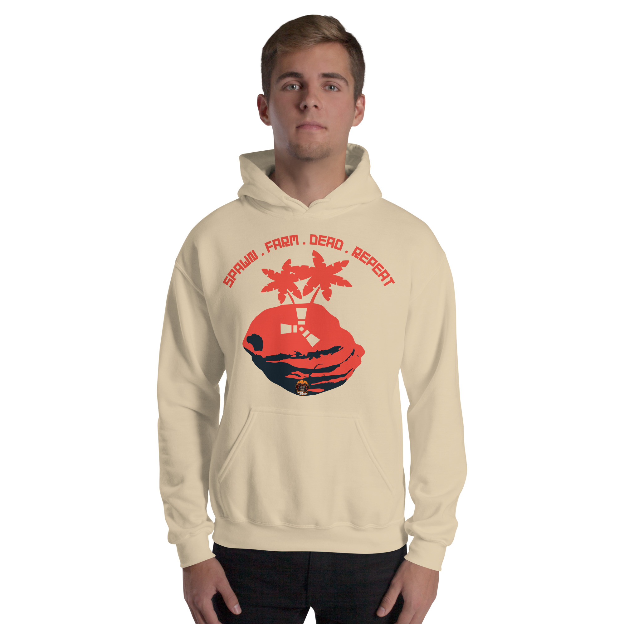 Unisex Hoodie - Respawn . Farm . Dead . Repeat Clean - Image 9