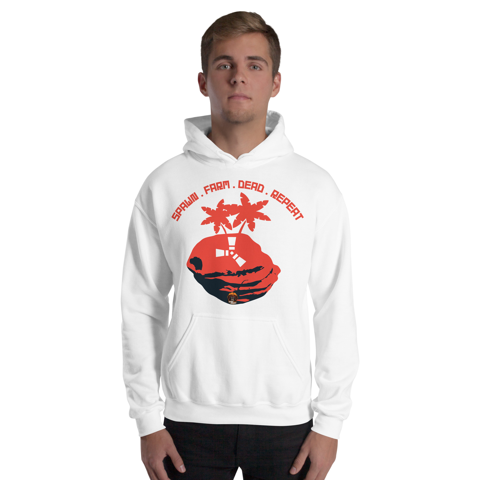 Unisex Hoodie - Respawn . Farm . Dead . Repeat Clean - Image 11